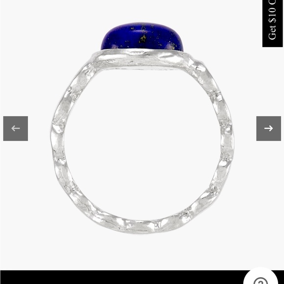 Surreal Blues Ring, Blue Lapis new, message sale after purchase Silpada - Picture 3 of 7
